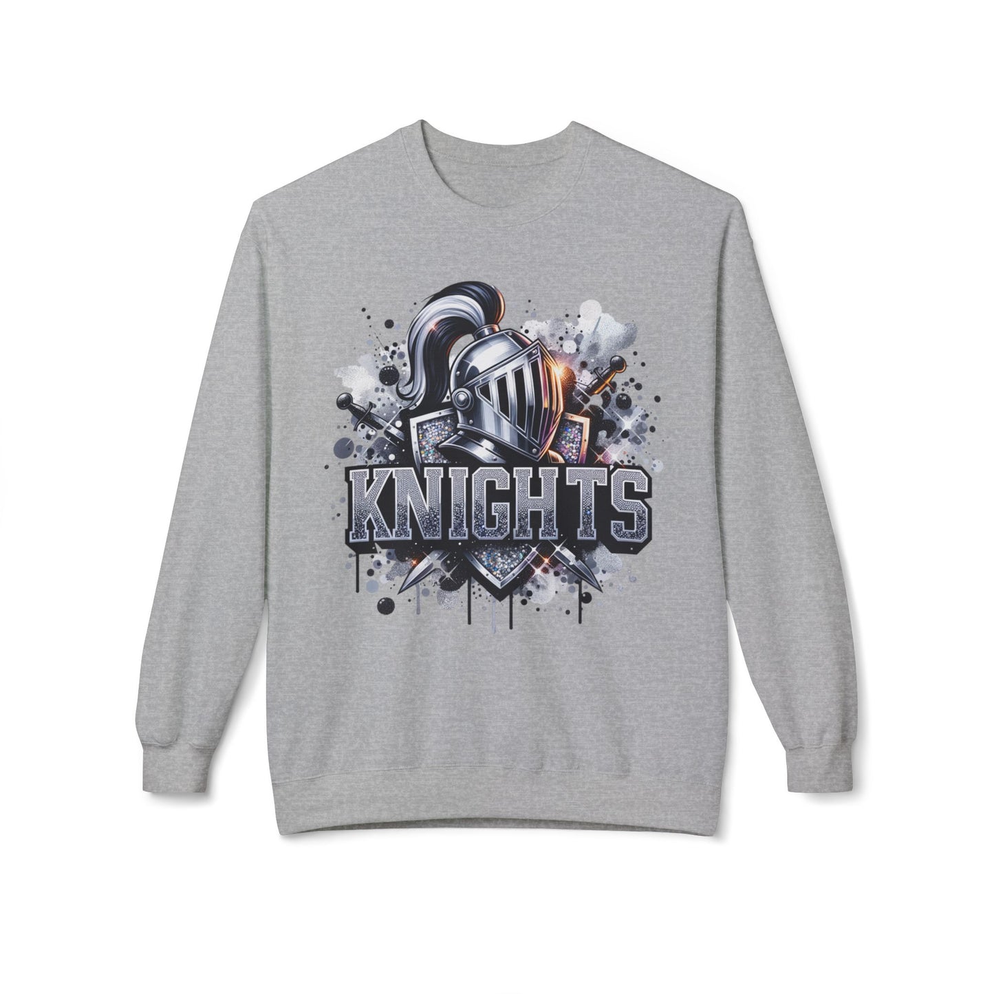 Knights Graphic Crewneck Sweatshirt - Bling