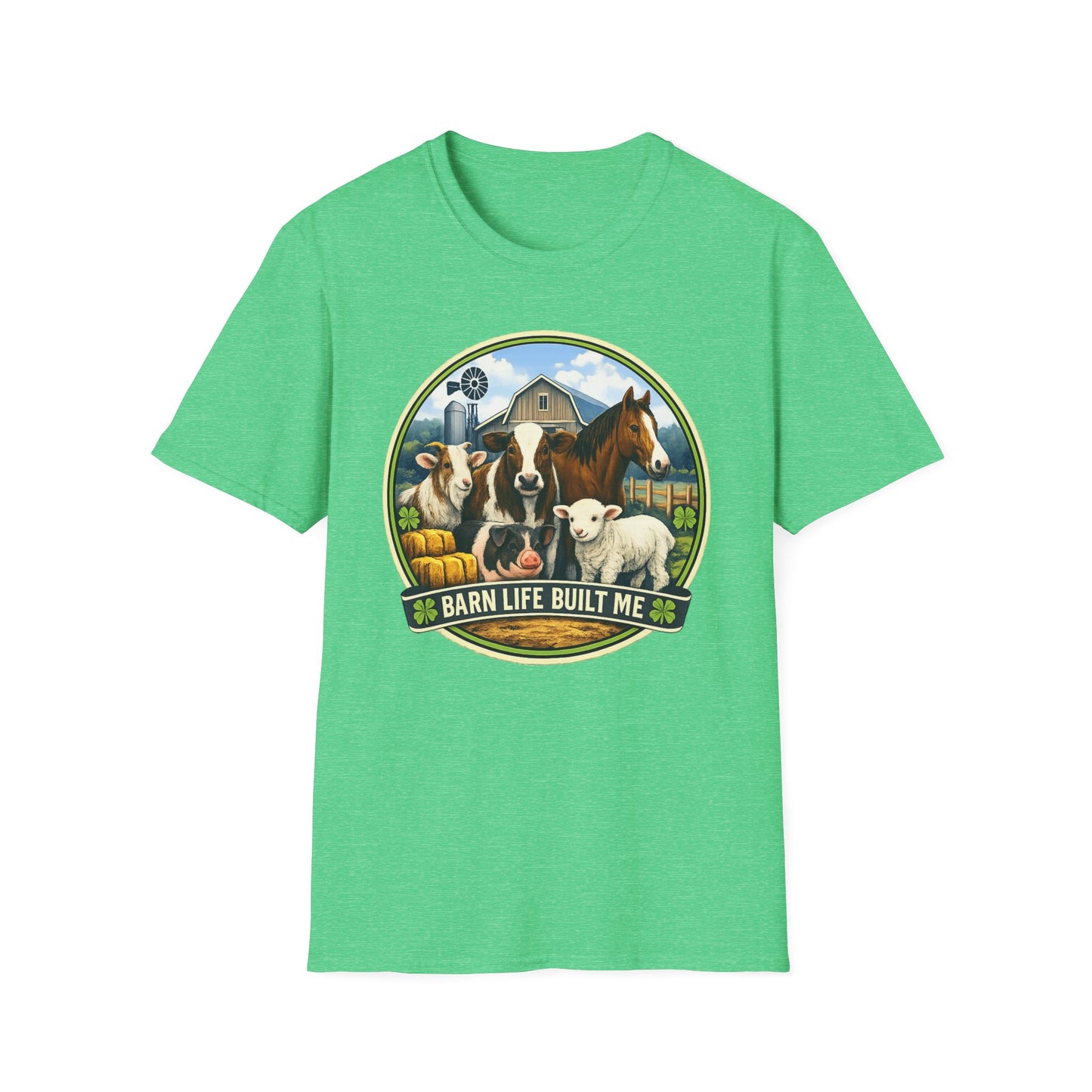 BARN LIFE BUILT ME - Large Animals - Unisex T-Shirt
