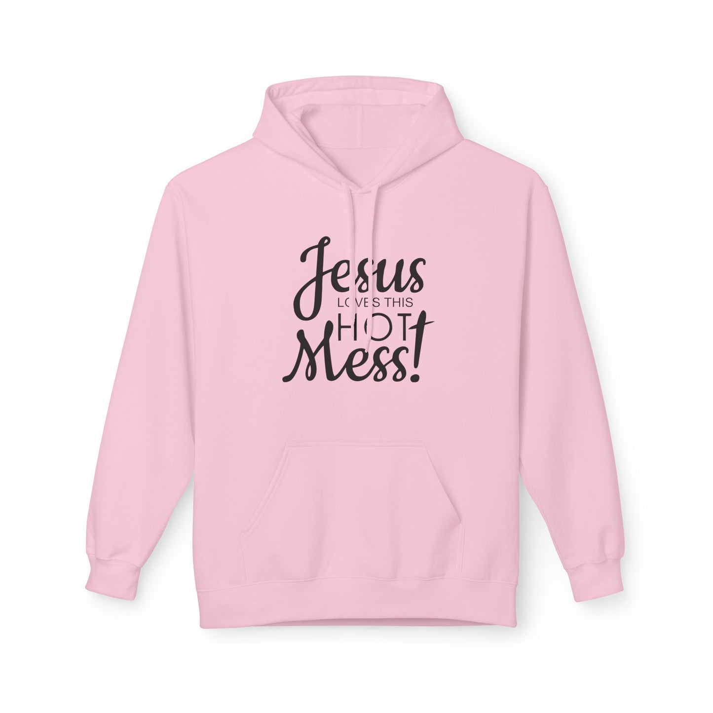 Jesus Loves This Hot Mess Hoodie (Gildan)