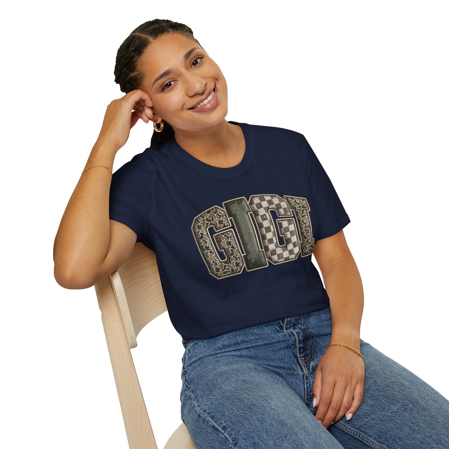 GIGI Camo Print T-Shirt