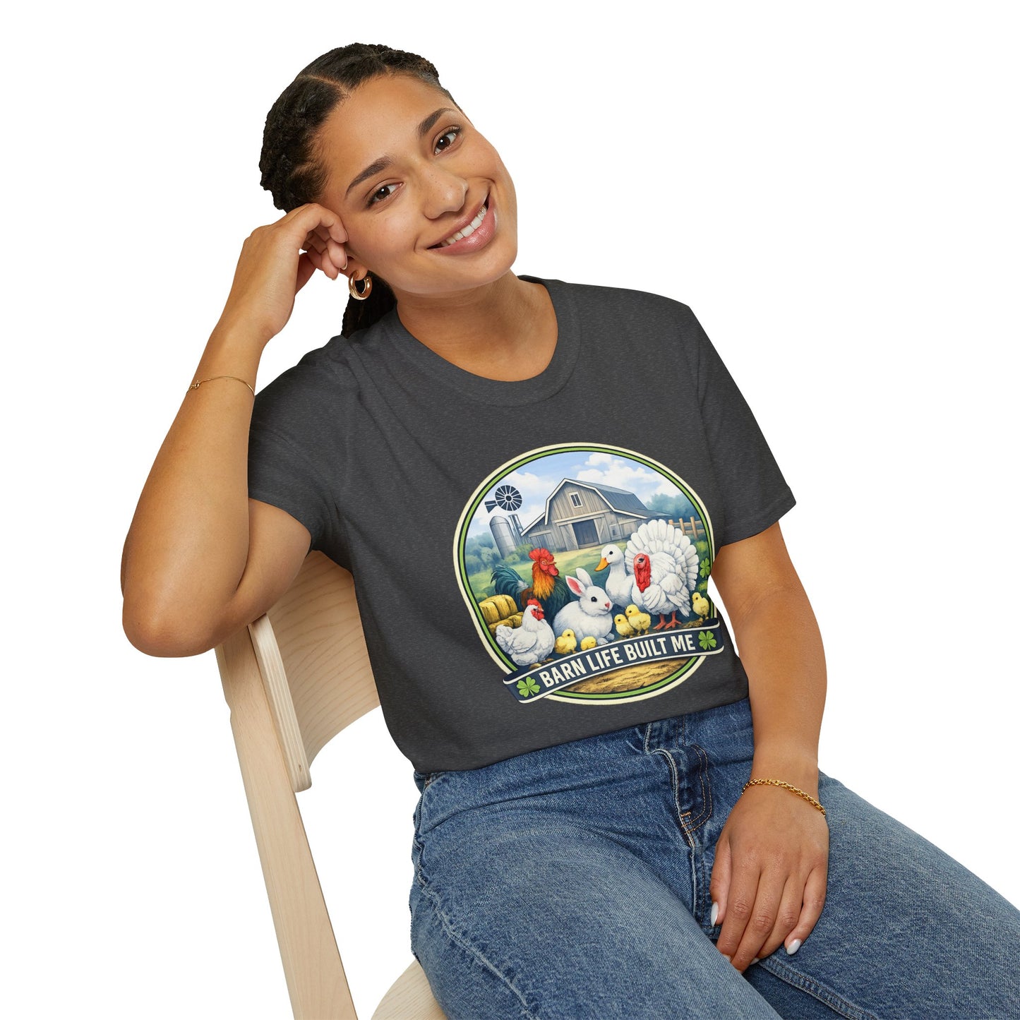 BARN LIFE BUILT ME - Small Animals - Unisex T-Shirt