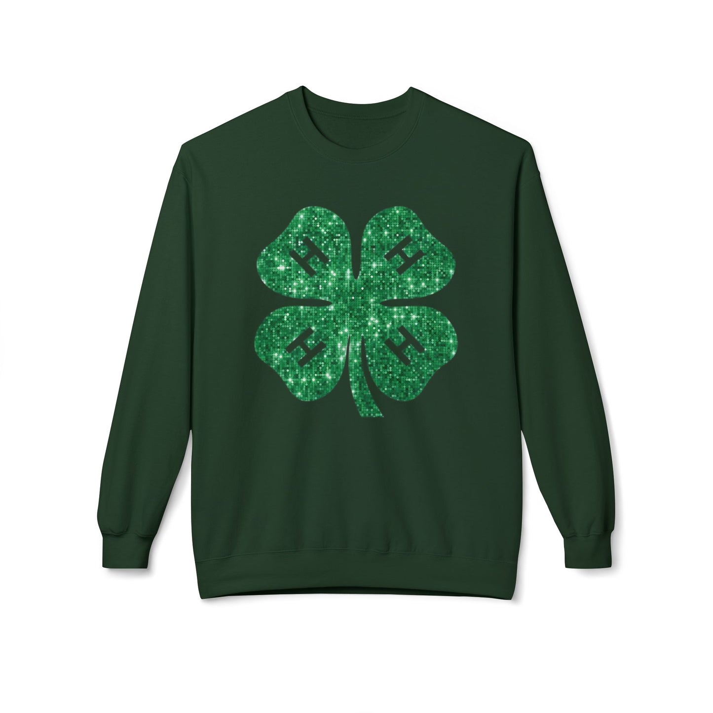 4-H GLITTER - Crewneck Sweatshirt