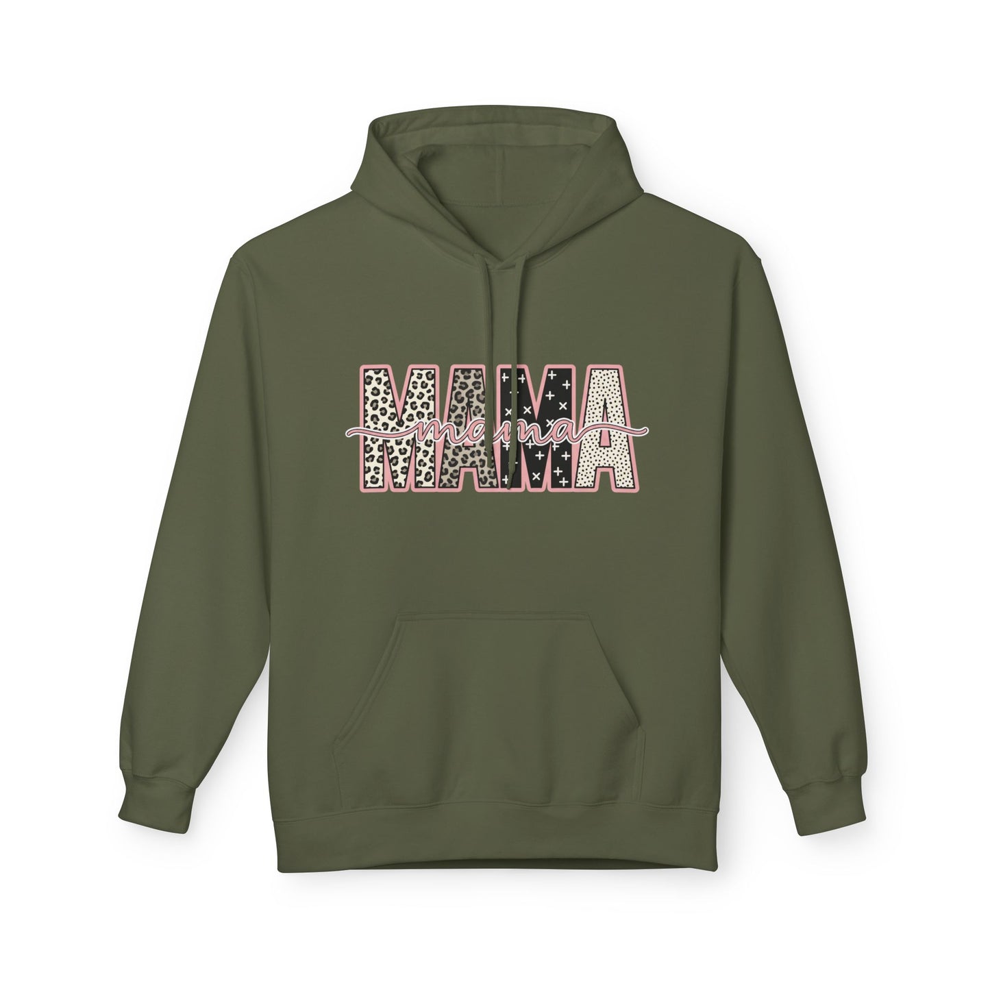 MAMA Leopard Print Hoodie