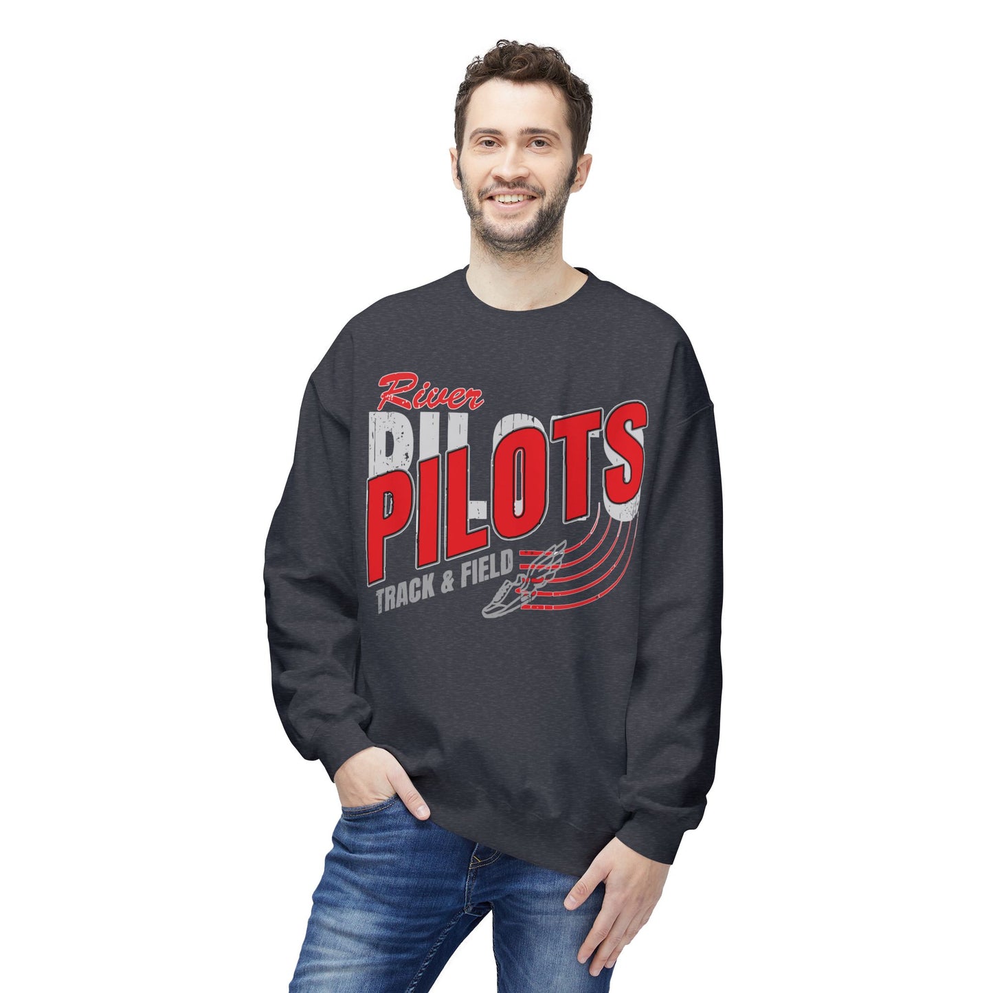 River Pilots Track & Field Crewneck Sweatshirt