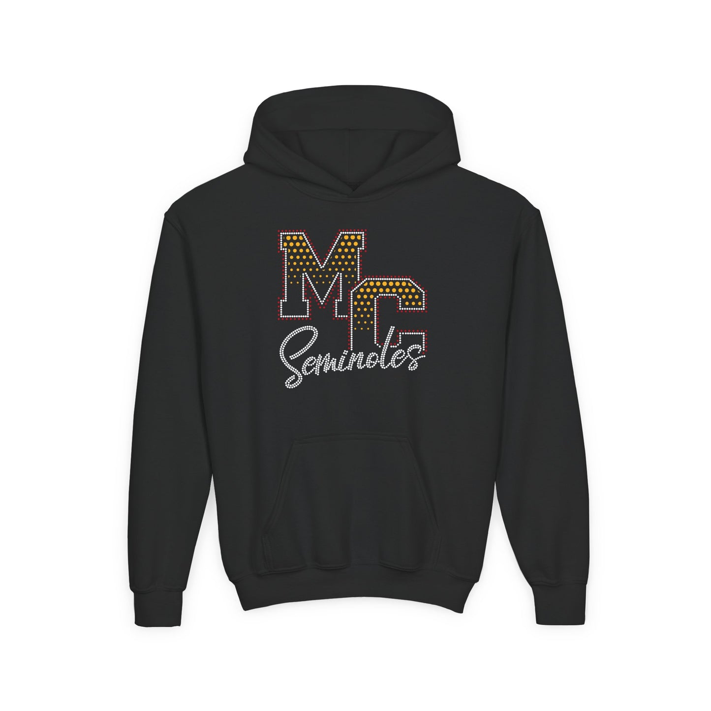 Monroe Central Youth Hoodie – RHINESTONE & GLITTER DESIGN!
