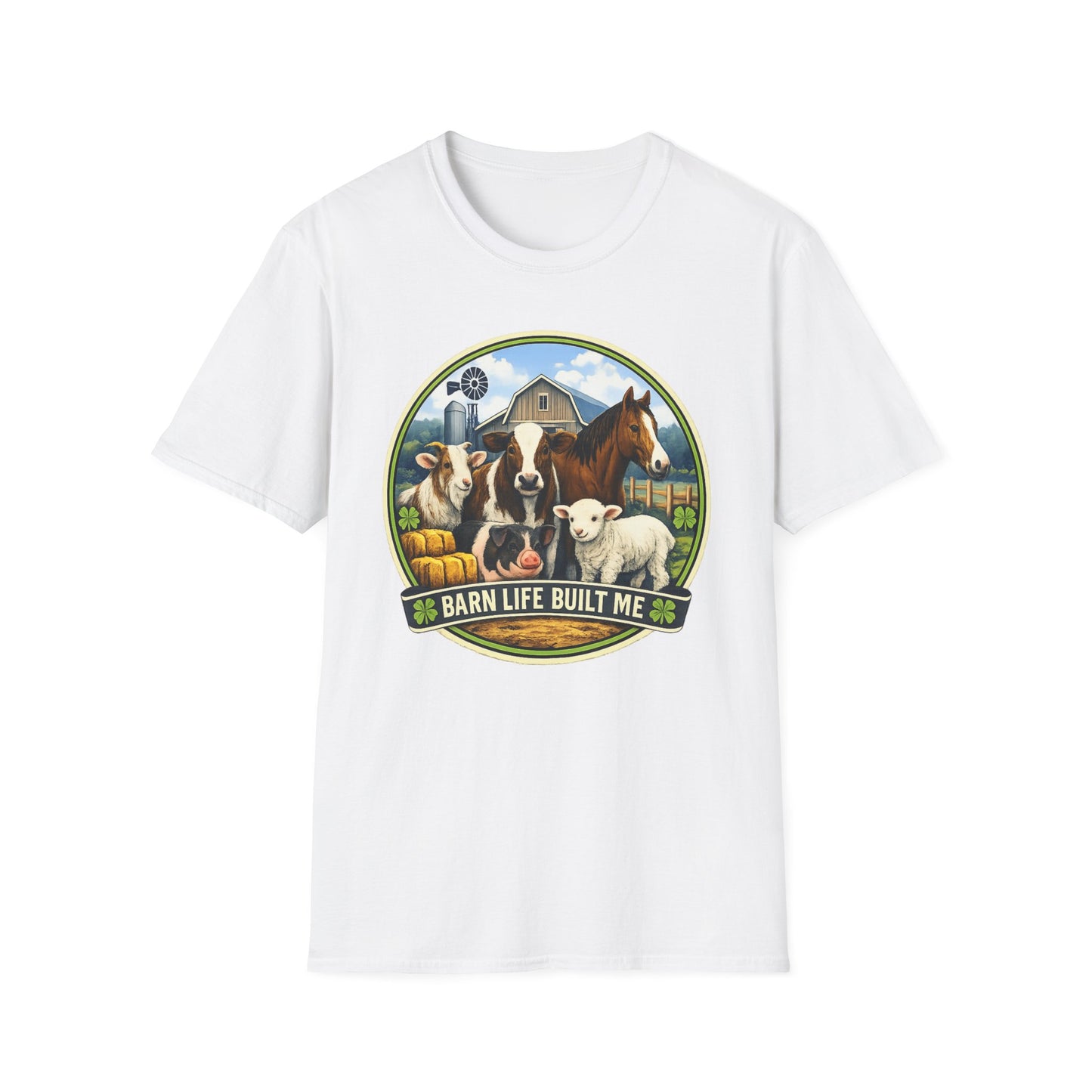BARN LIFE BUILT ME - Large Animals - Unisex T-Shirt
