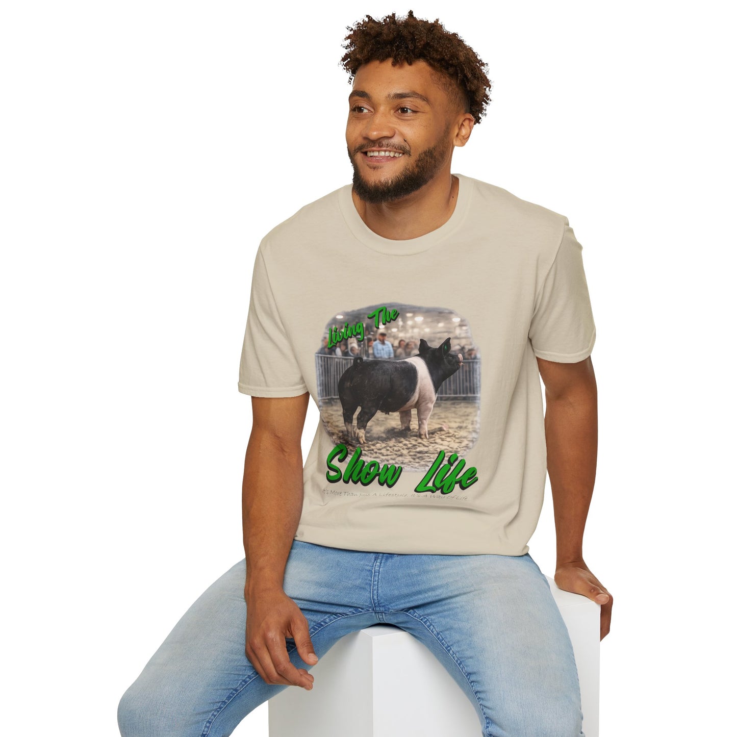Living the Show Life - Pigs - Unisex T-Shirt