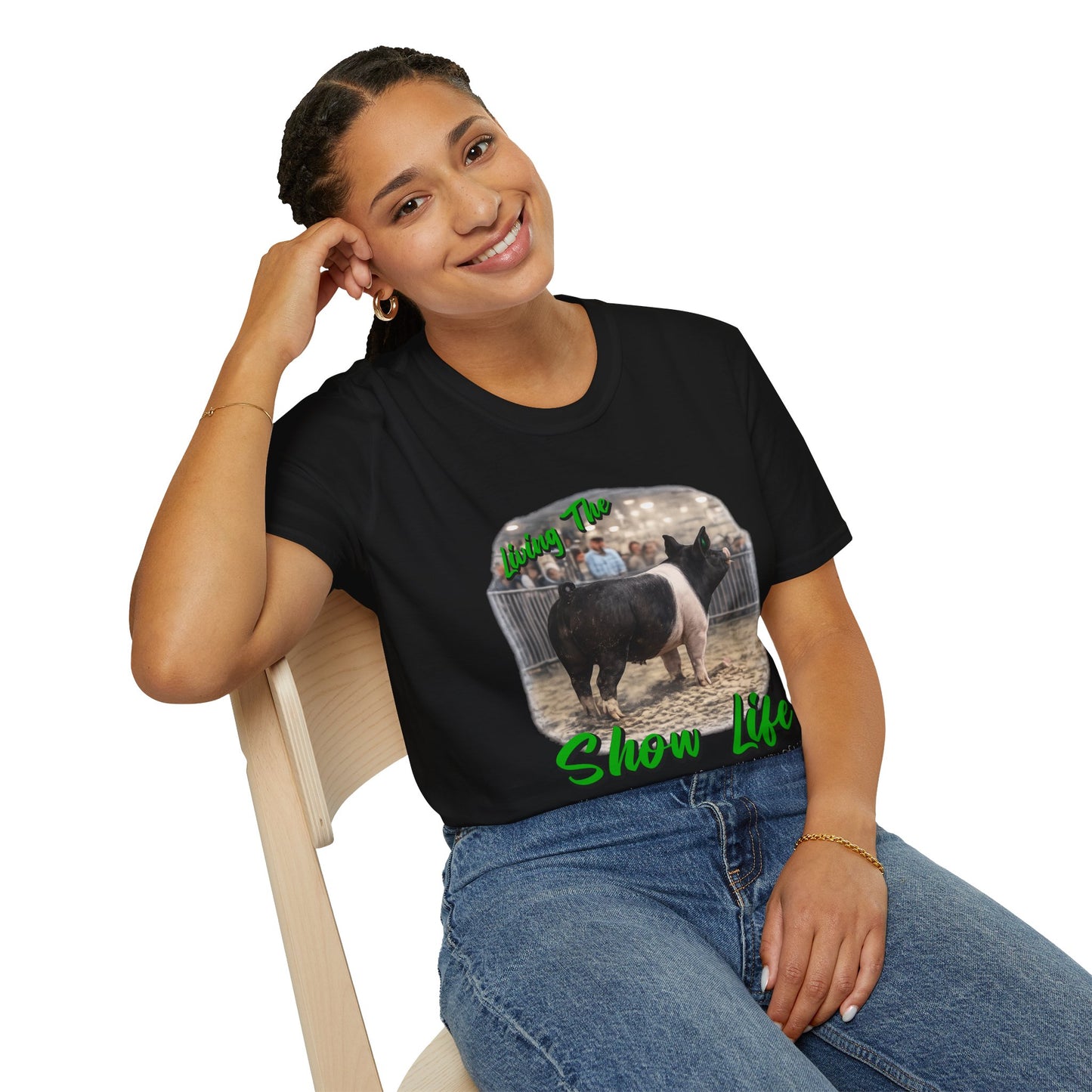 Living the Show Life - Pigs - Unisex T-Shirt