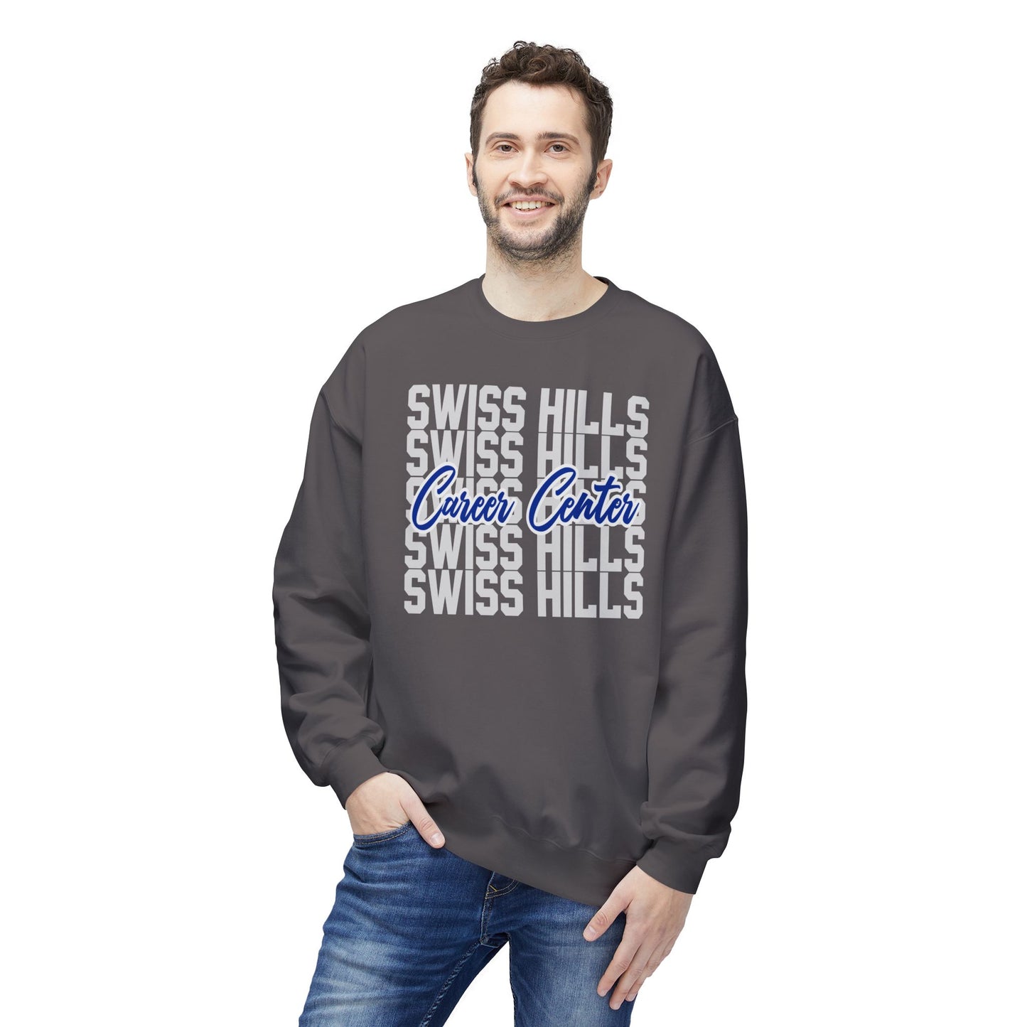 Swiss Hills Stacked Crewneck Sweatshirt