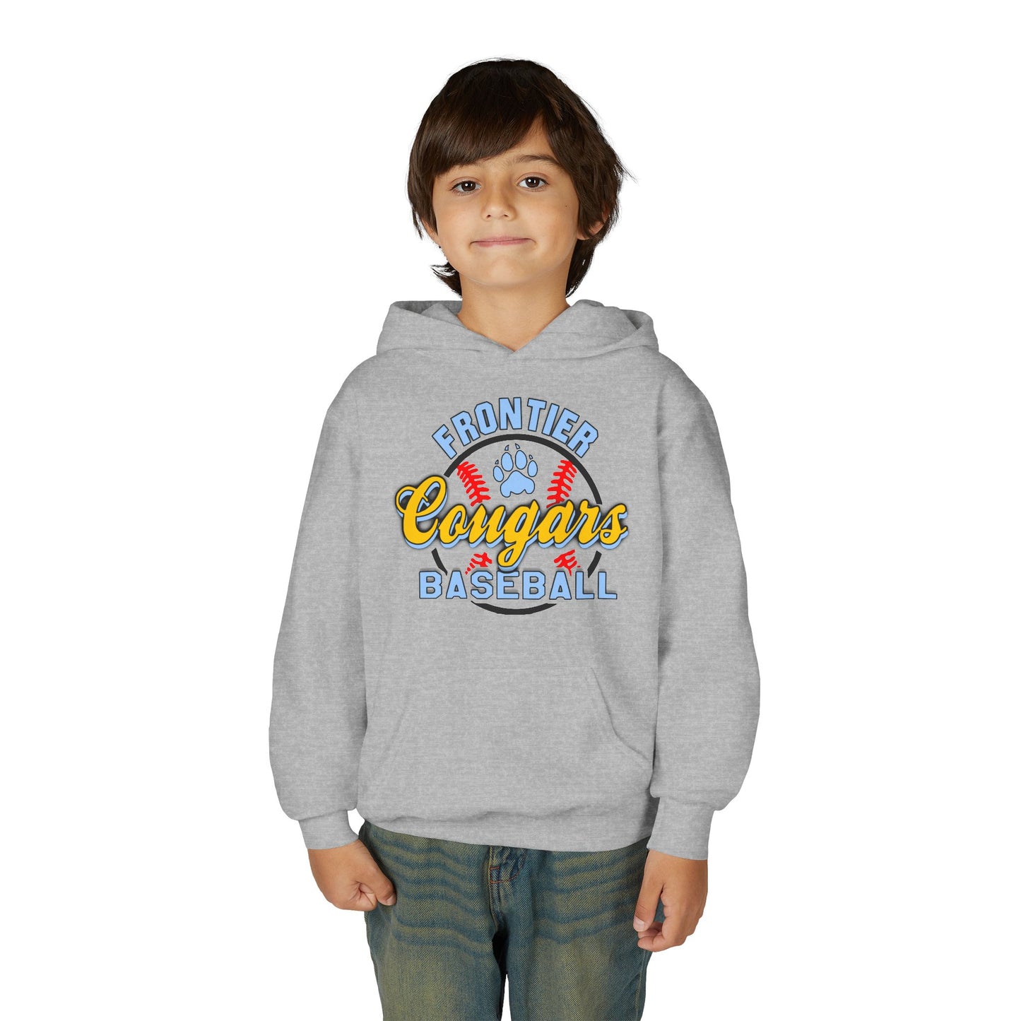 Frontier Cougars Baseball 1 Hoodie