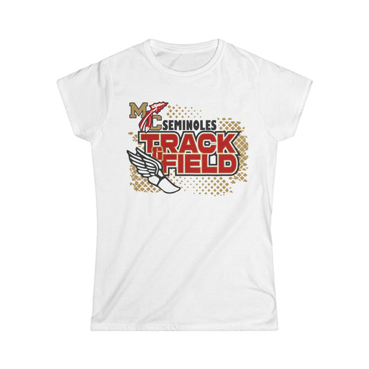 Seminoles Track & Field Women's Tee — White