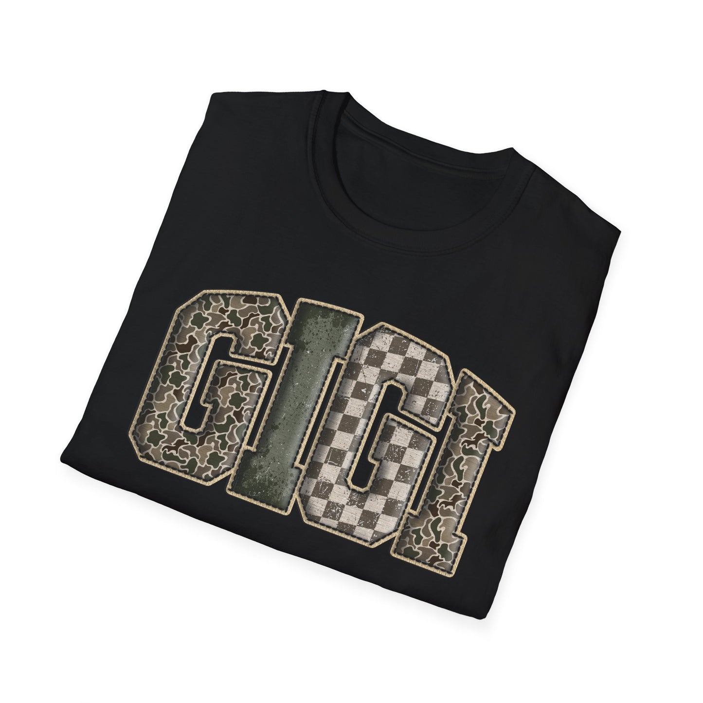 GIGI Camo Print T-Shirt