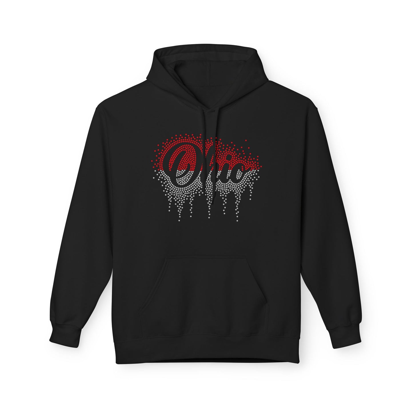 Ohio Rhinestone Cursive Hoodie