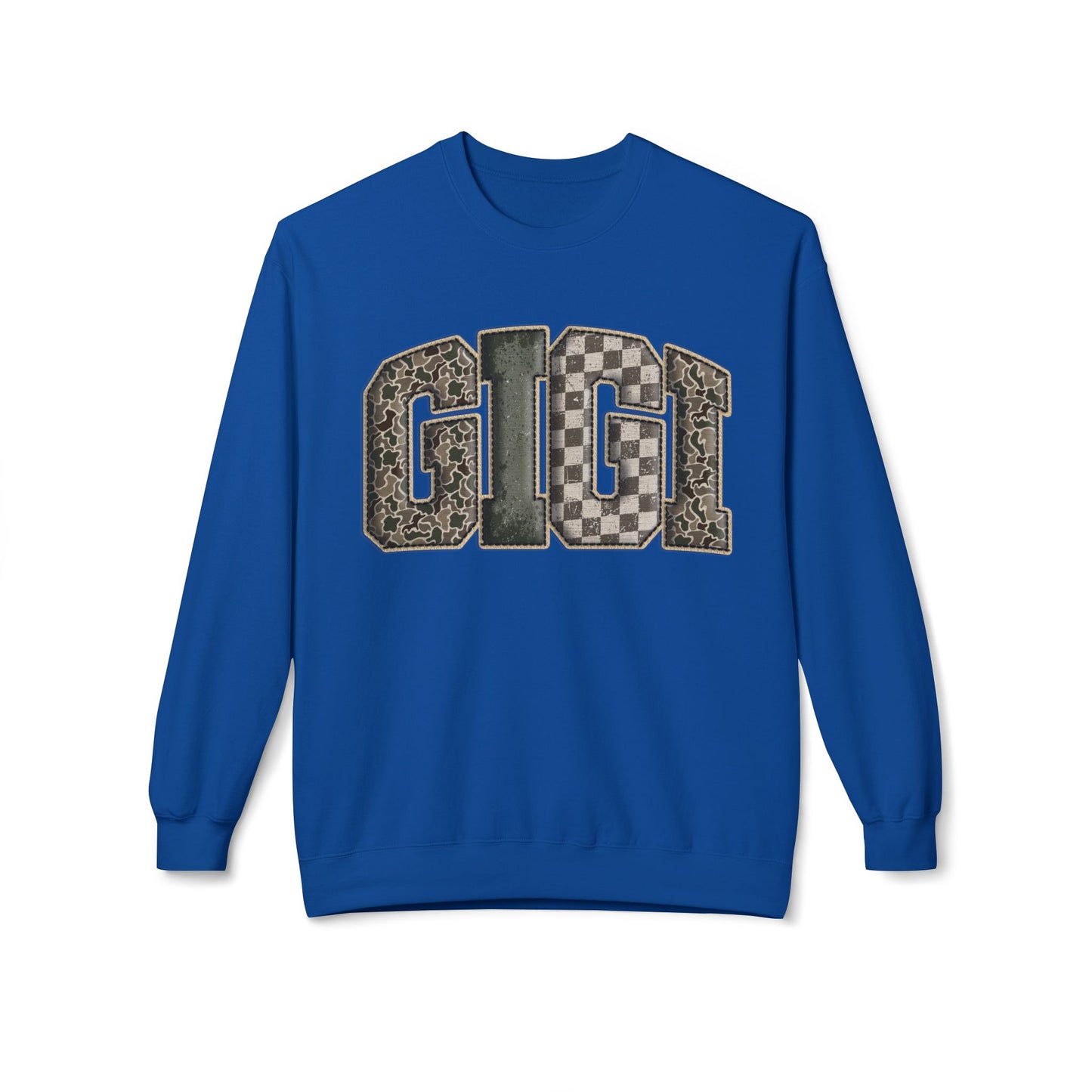 GIGI Camo Crewneck Sweatshirt
