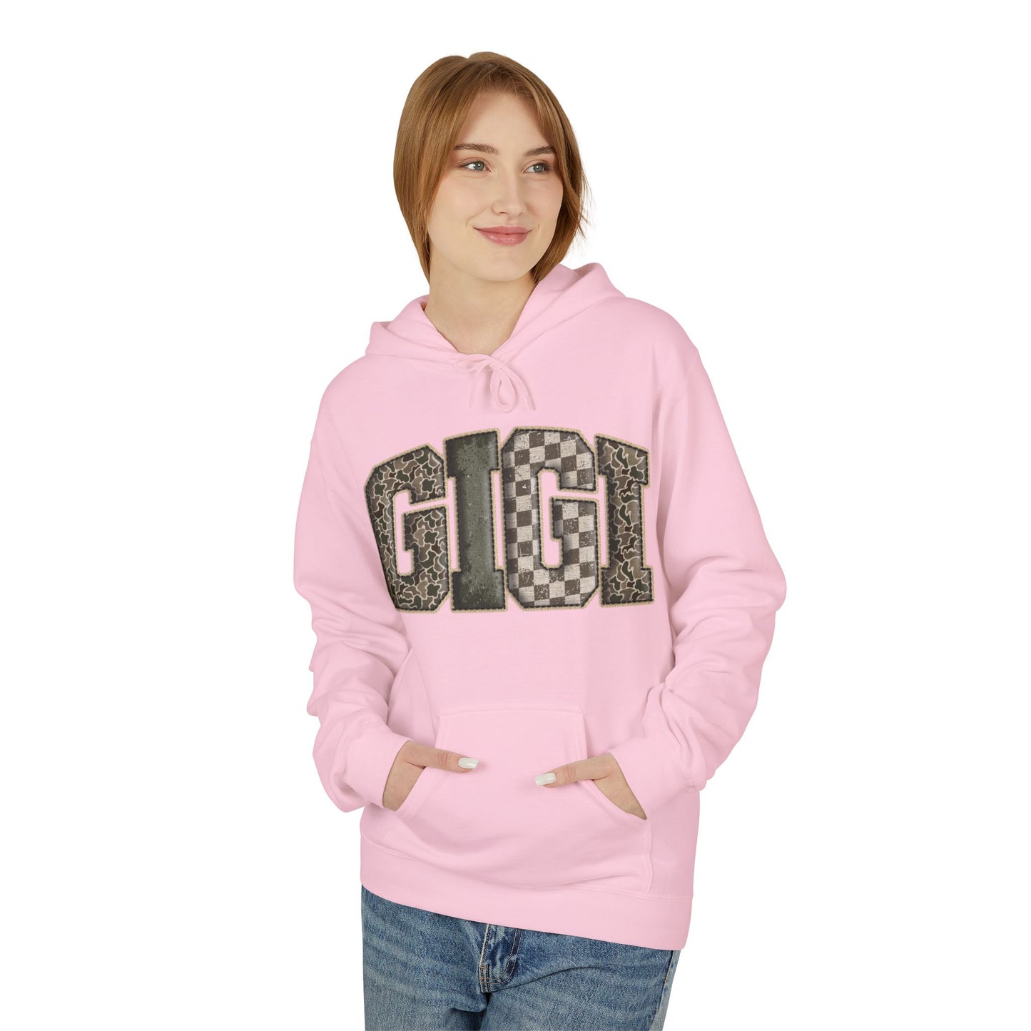 GIGI Camo Print Hoodie