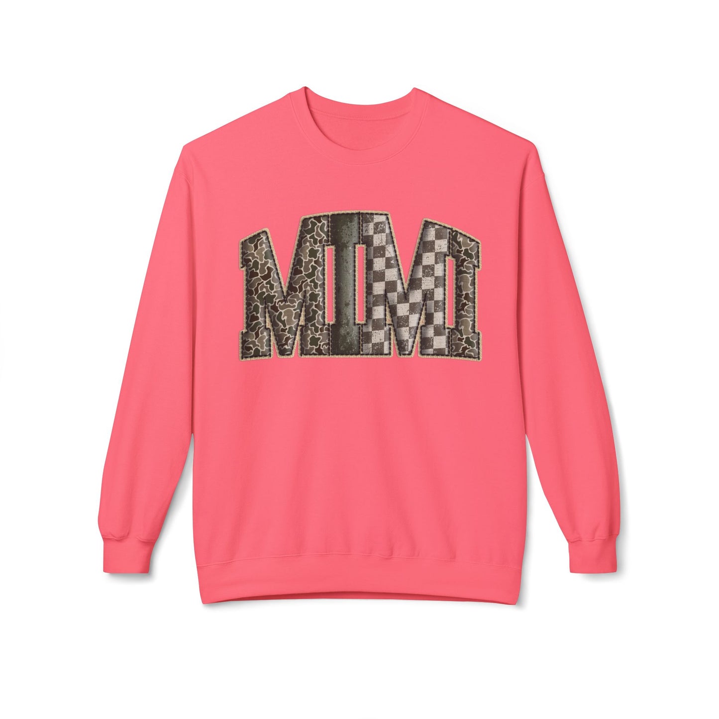 MIMI Camo Crewneck Sweatshirt