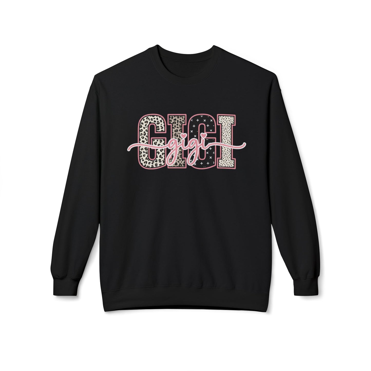GIGI Leopard Floral Crewneck Sweatshirt