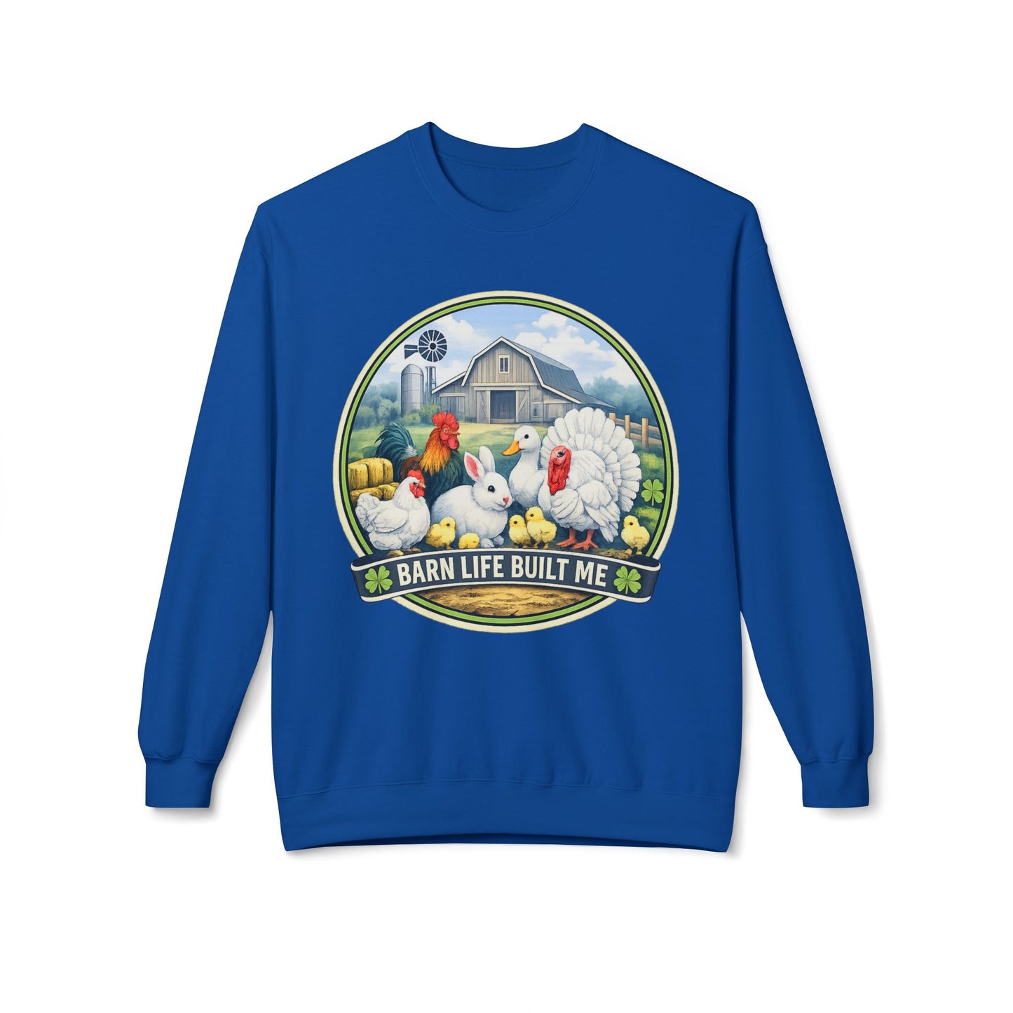 BARN LIFE BUILT ME - Small Animals - Crewneck Sweatshirt