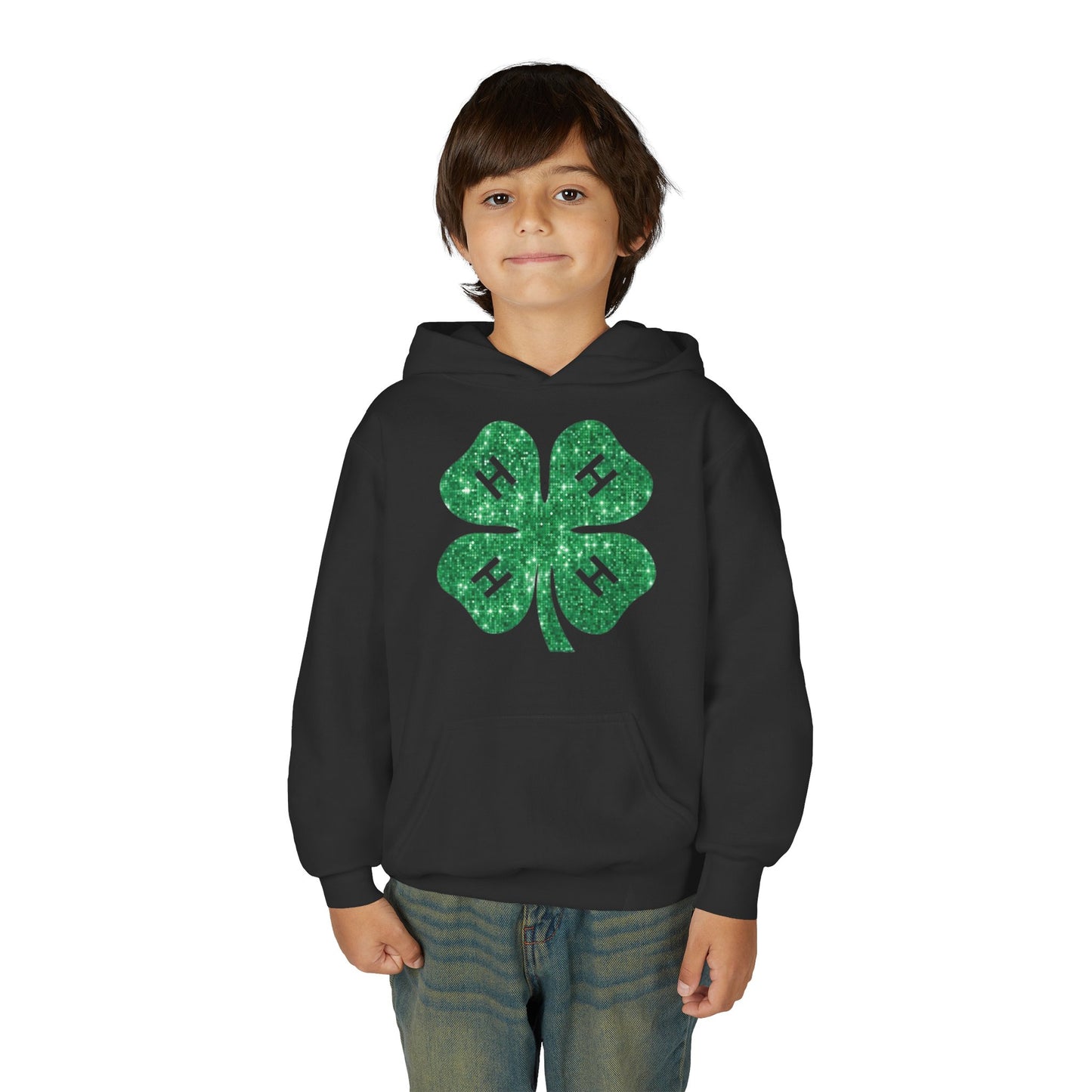 4-H GLITTER - Youth Hoodie