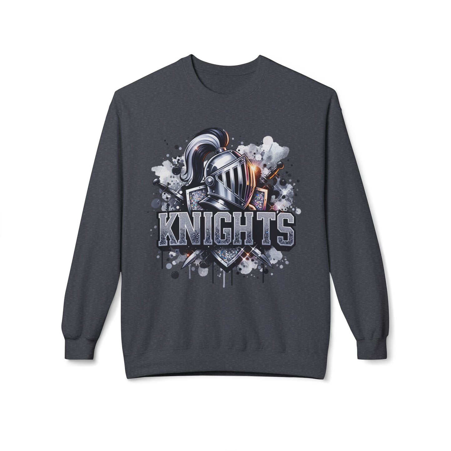 Knights Graphic Crewneck Sweatshirt - Bling