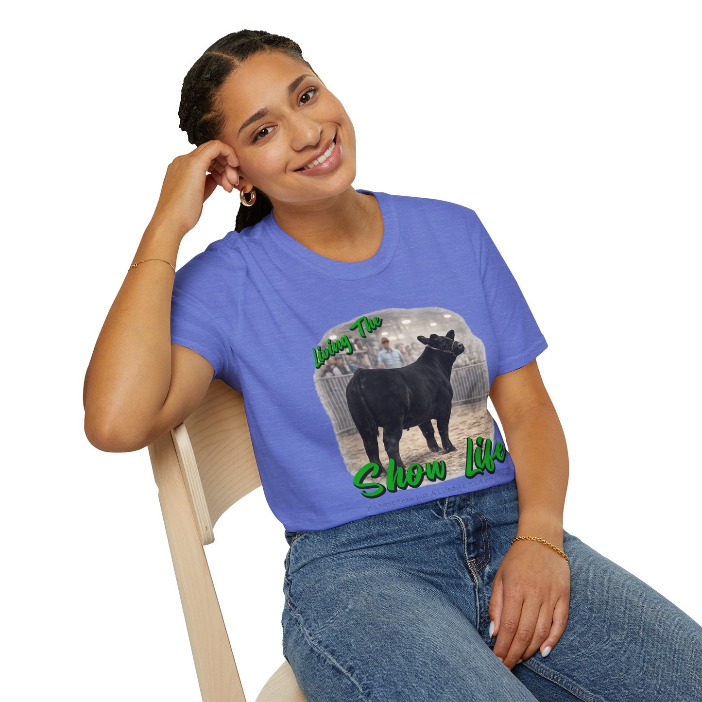Living the Show Life - Cattle - Unisex T-Shirt