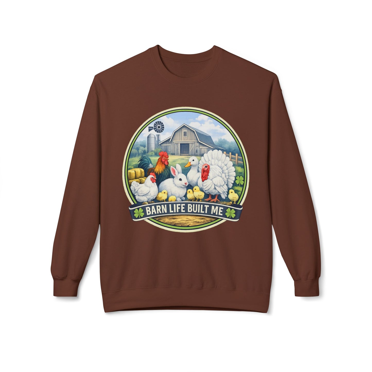BARN LIFE BUILT ME - Small Animals - Crewneck Sweatshirt