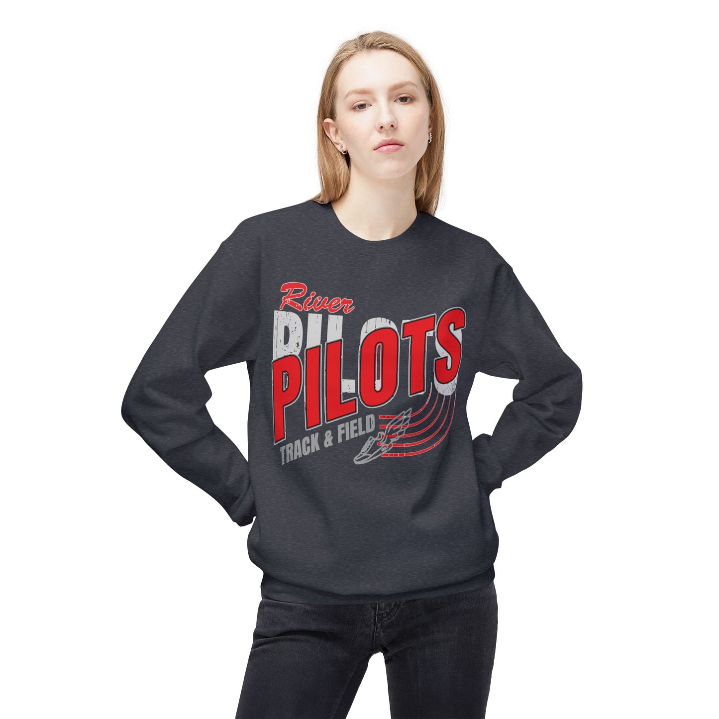 River Pilots Track & Field Crewneck Sweatshirt