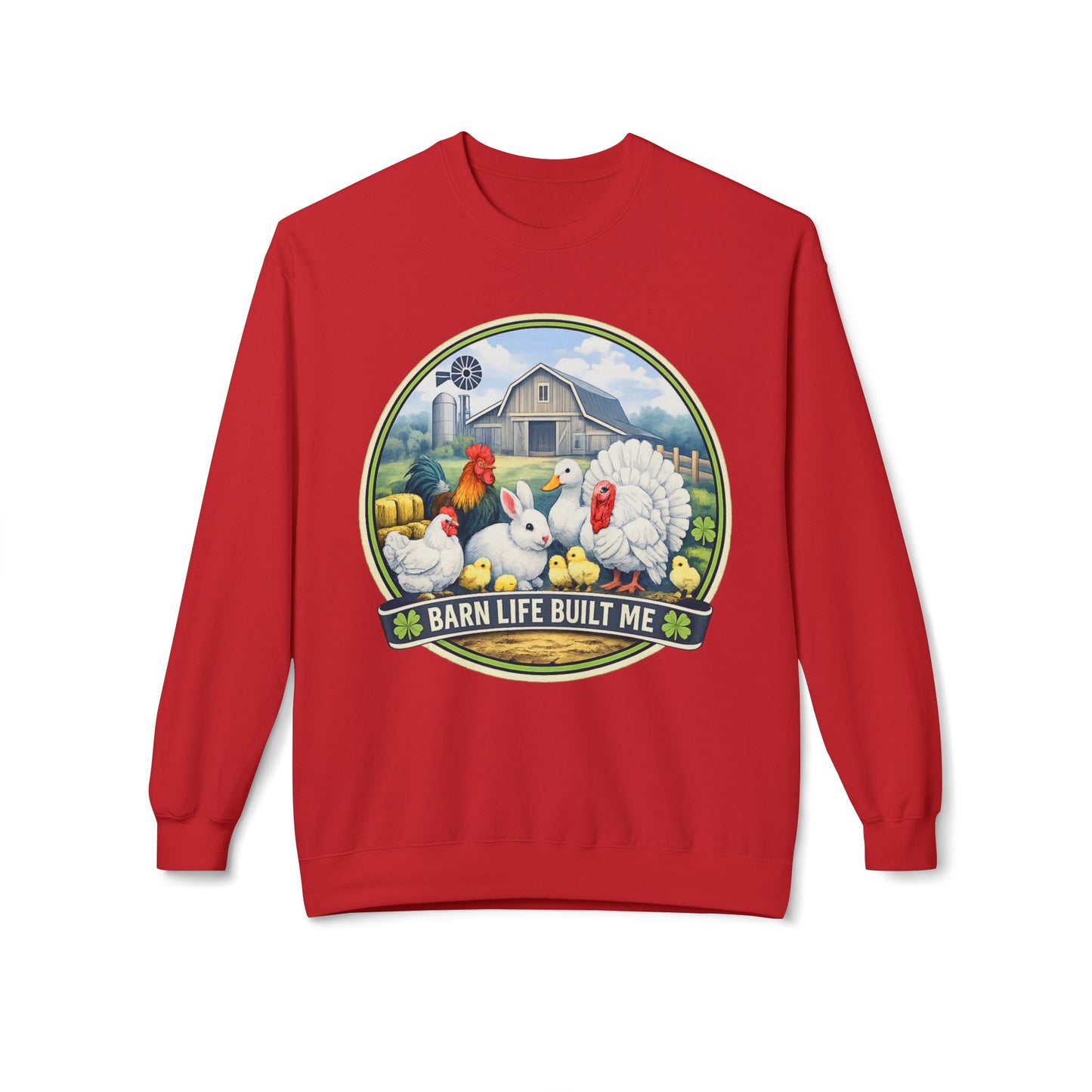 BARN LIFE BUILT ME - Small Animals - Crewneck Sweatshirt