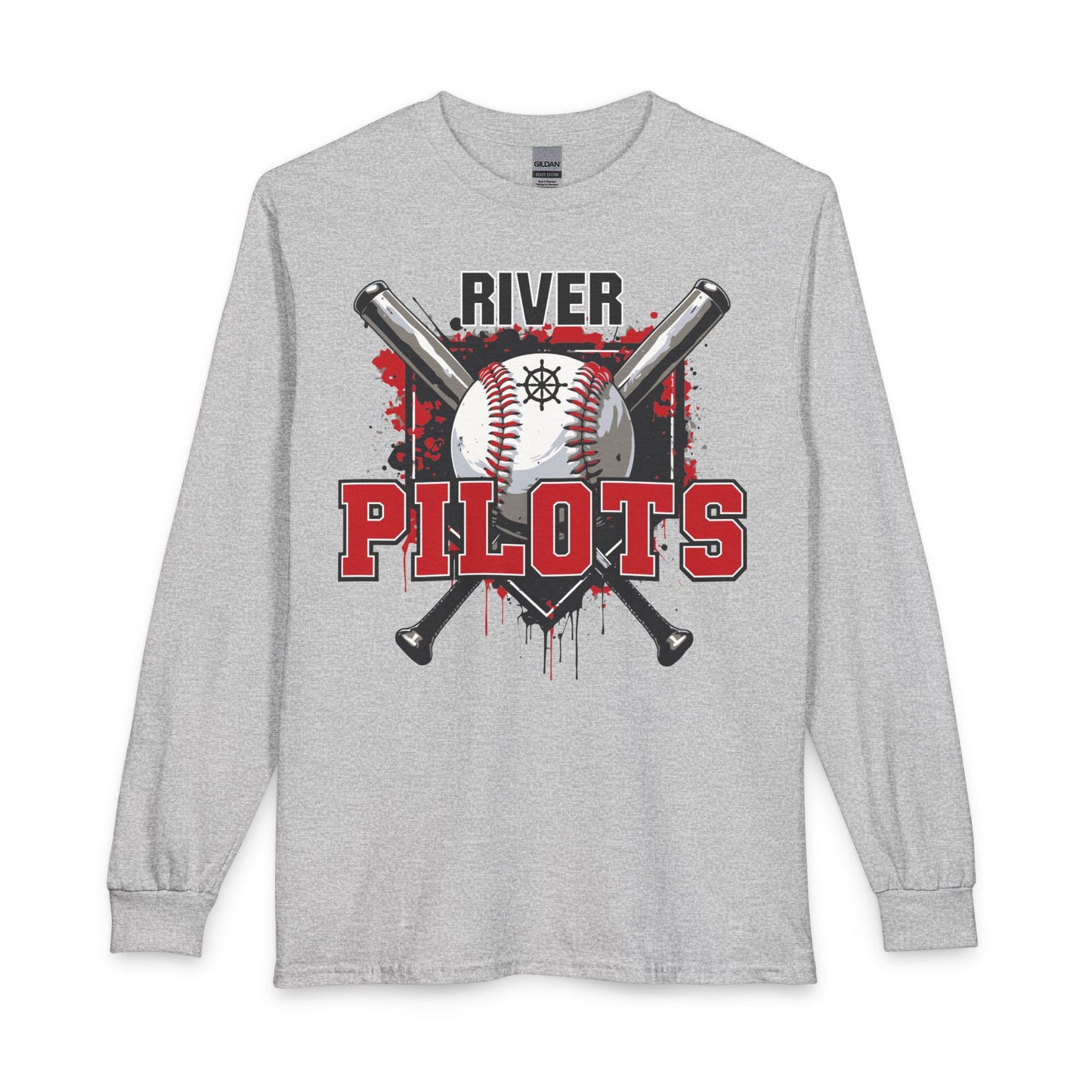 River Pilots Baseball 2 Long Sleeve Shirt