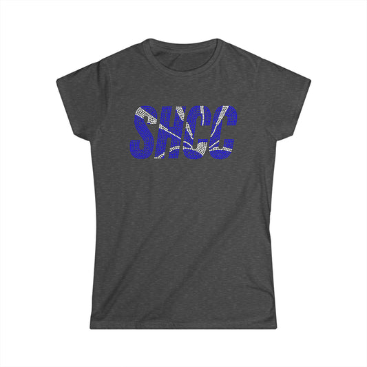 SWISS HILLS Logo - Women's Tee - RHINESTONES