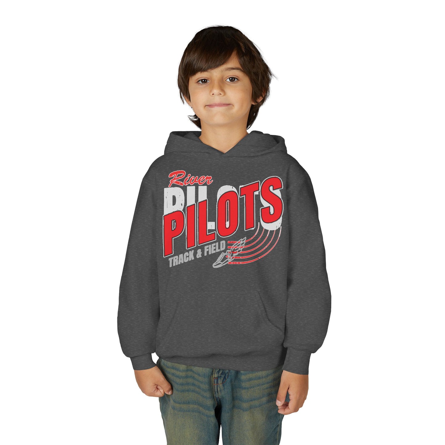 River Pilots Track & Field Youth Hoodie