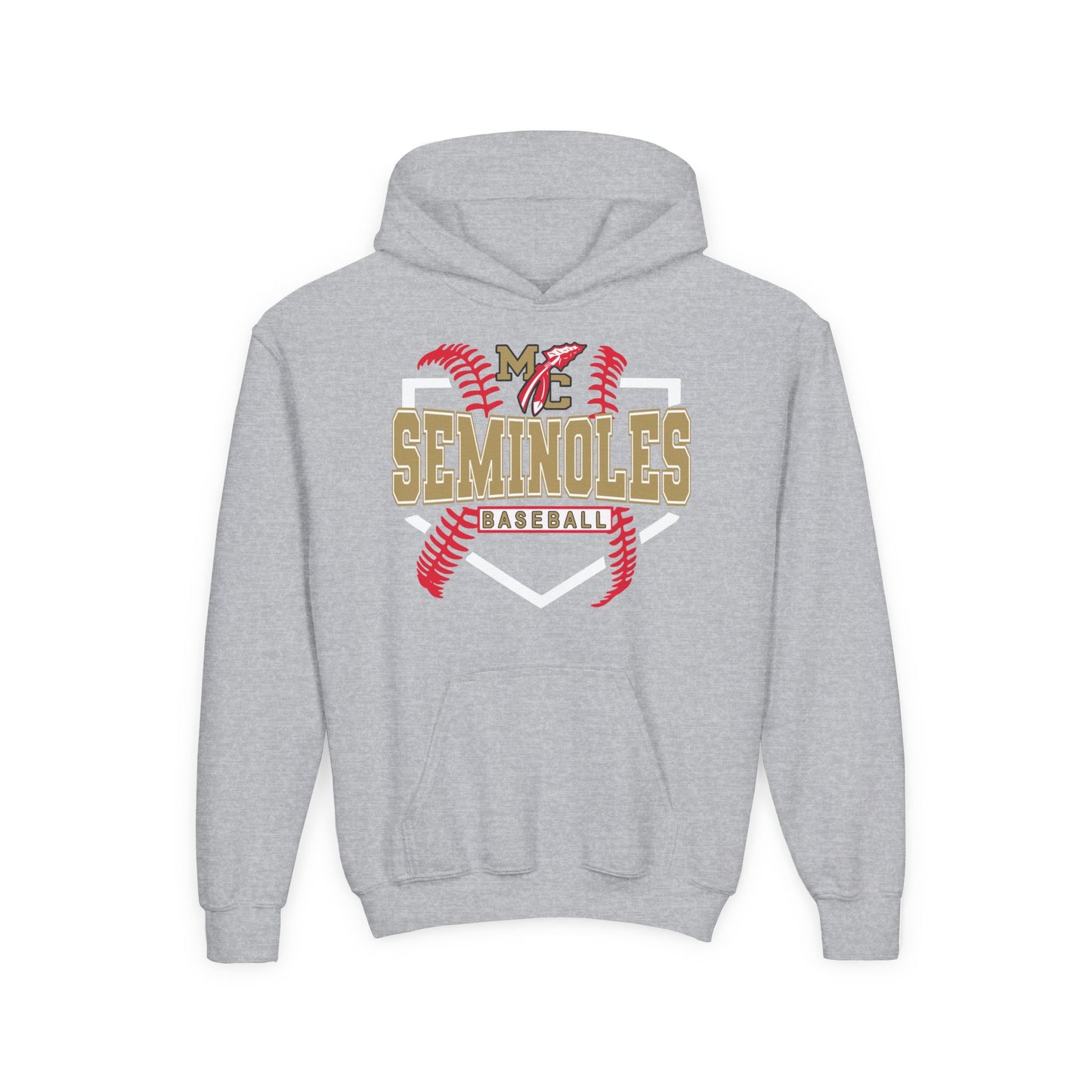 MC Seminoles Baseball 2 Youth Hoodie