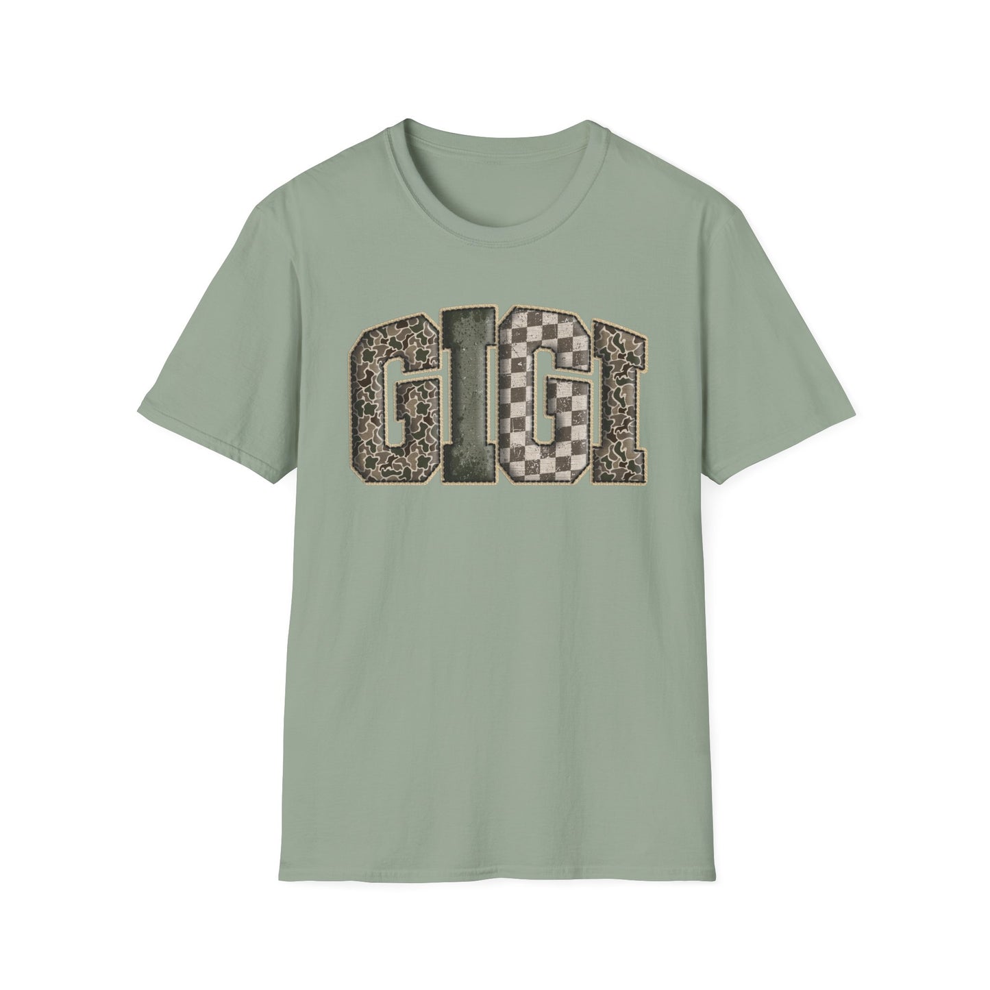 GIGI Camo Print T-Shirt