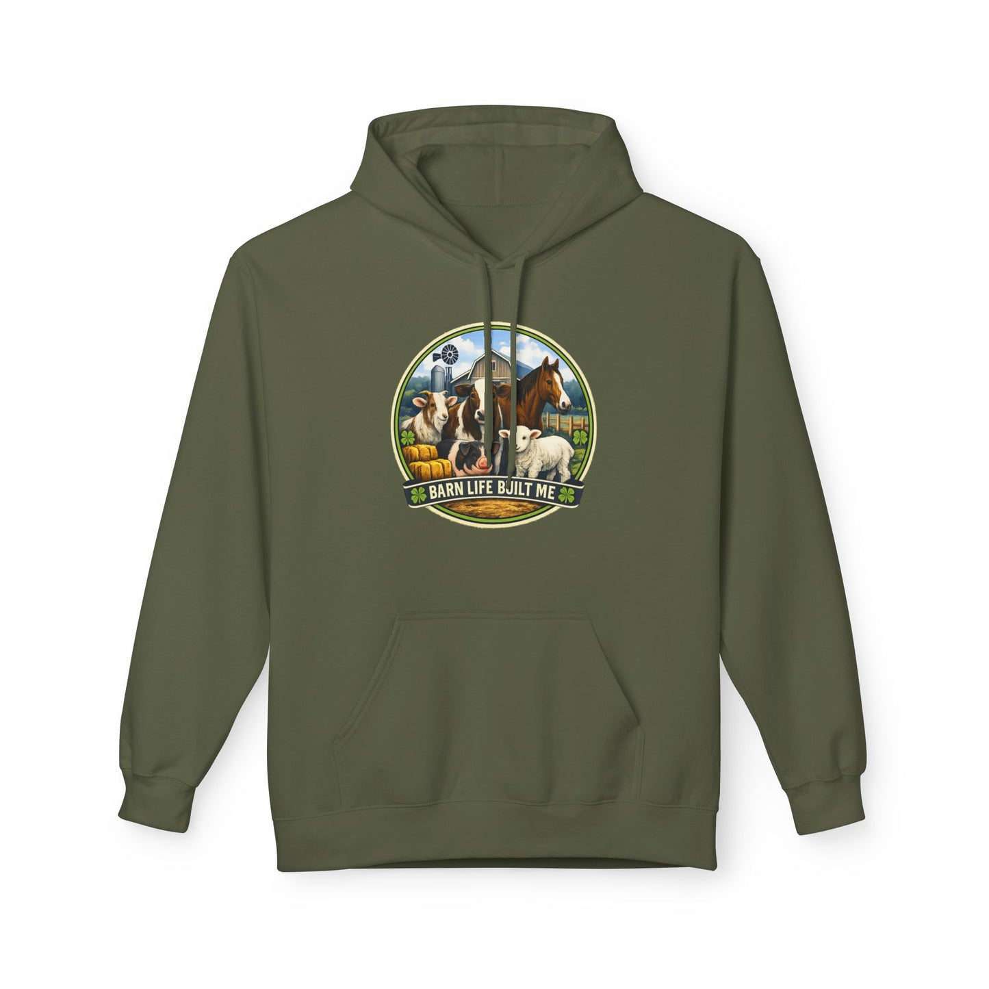 BARN LIFE BUILT ME - Large Animals - Hoodie