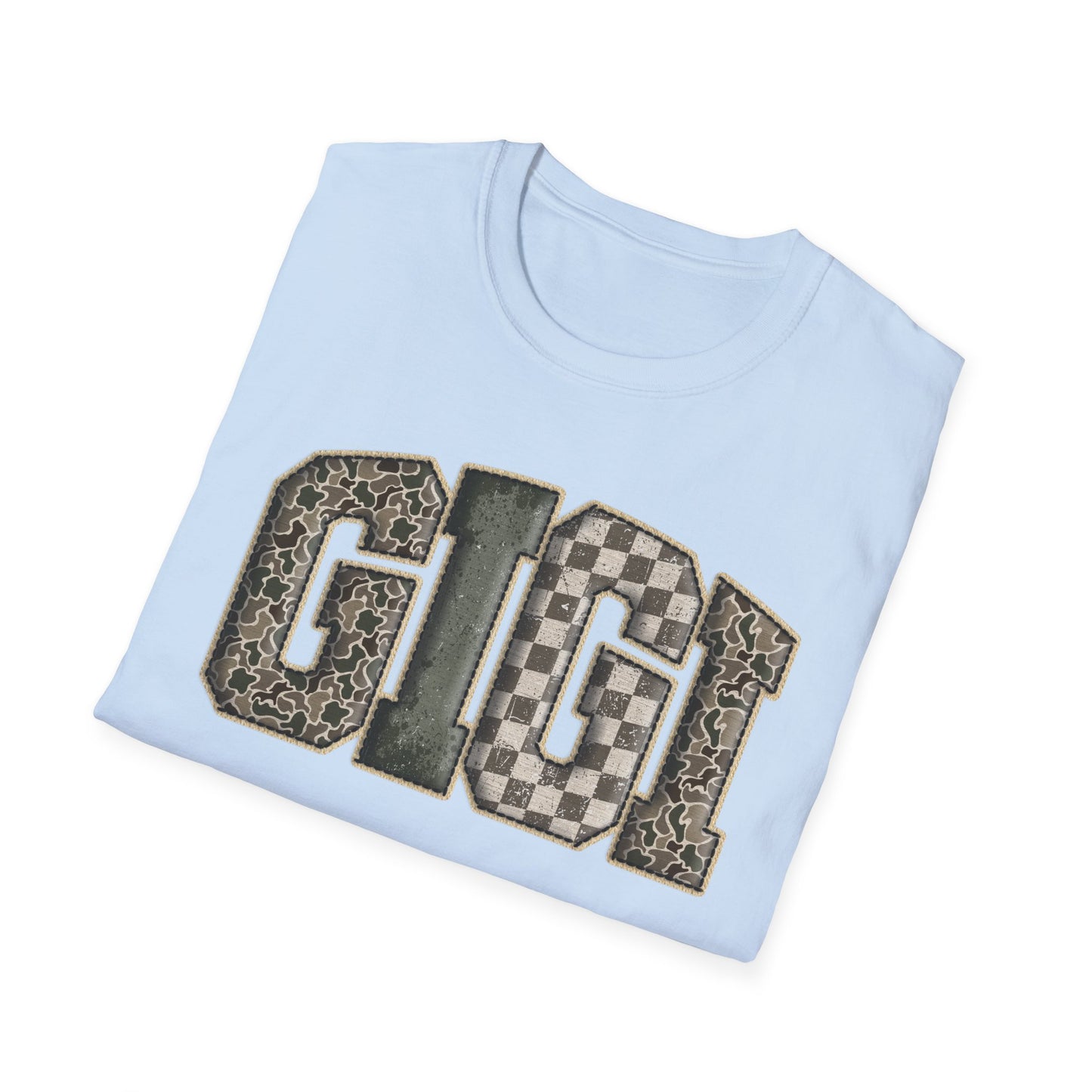 GIGI Camo Print T-Shirt
