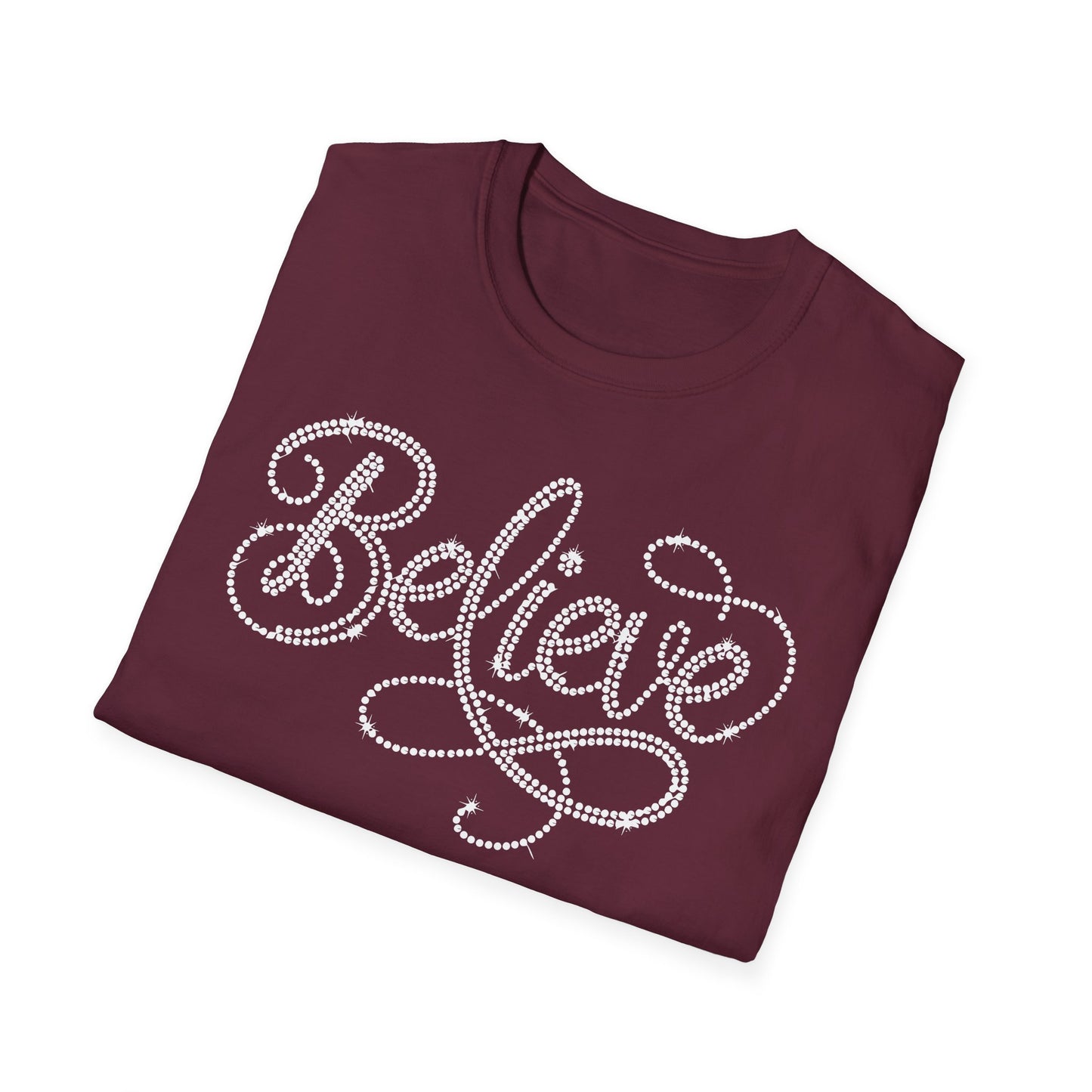 BELIEVE - Clear Rhinestones