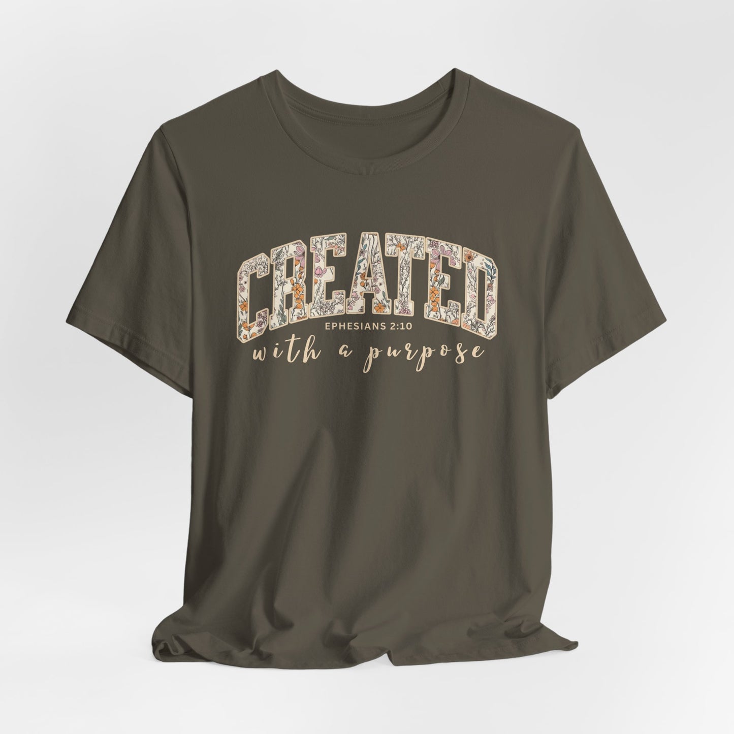 Created with a purpose T-Shirt (Bella & Canvas)