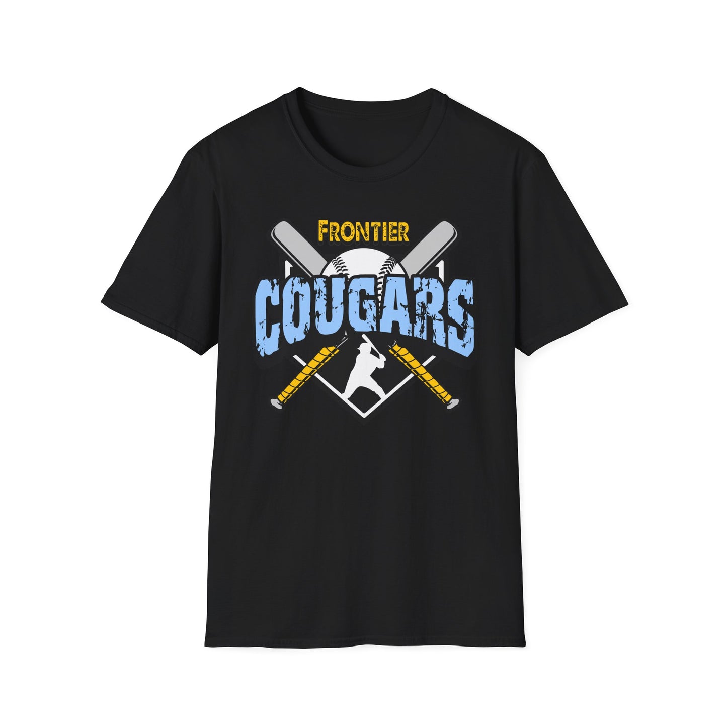 Frontier Cougars Baseball 2 T-Shirt