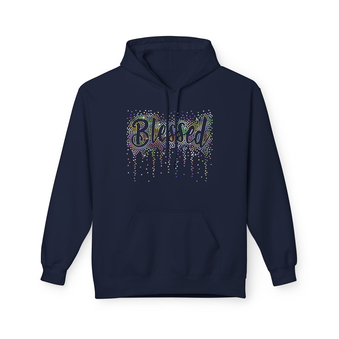 BLESSED - Holographic Rhinestones