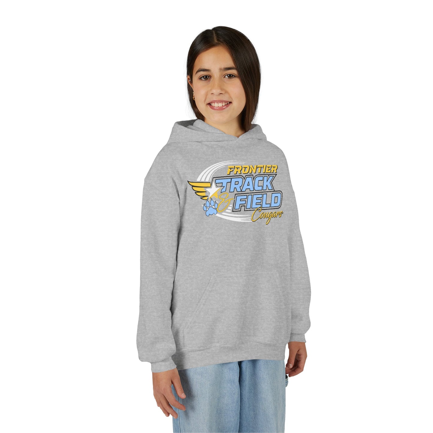 Frontier Cougars Youth Track & Field Hoodie