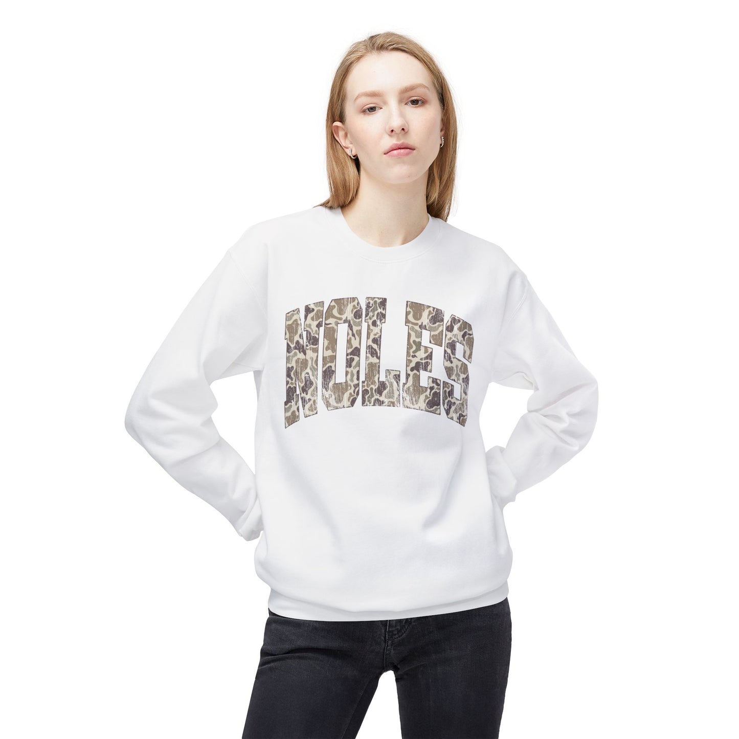 Monroe Central Crewneck Sweatshirt — CAMO!