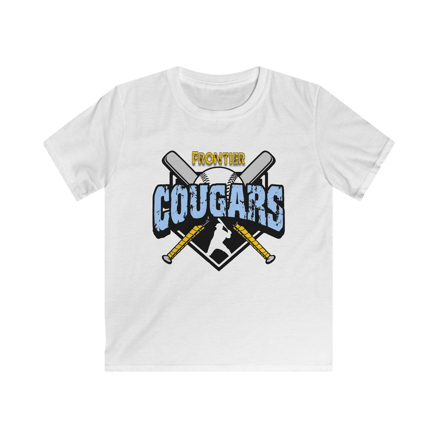 Frontier Cougars Baseball 2 Kids Tee