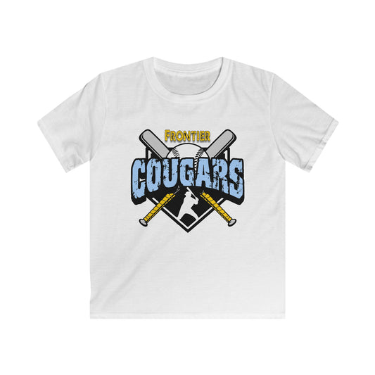 Frontier Cougars Baseball 2 Kids Tee