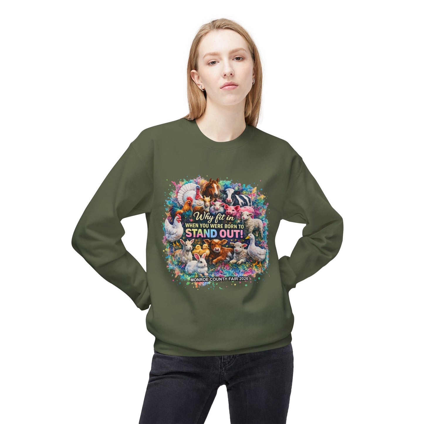 MONROE COUNTY FAIR 2026 - Crewneck Sweatshirt