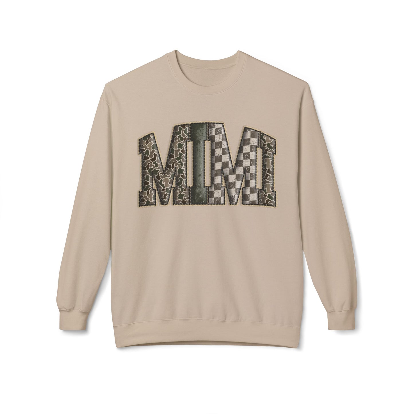 MIMI Camo Crewneck Sweatshirt