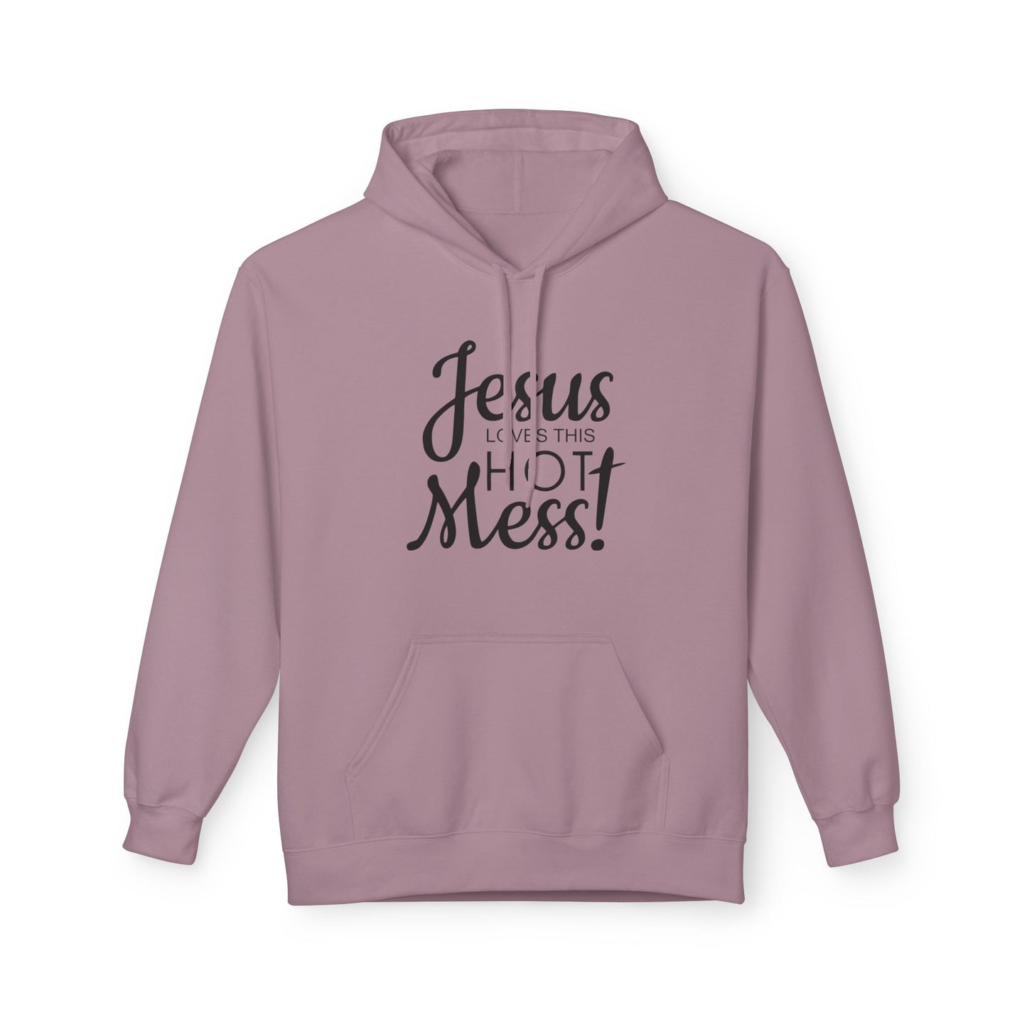 Jesus Loves This Hot Mess Hoodie (Gildan)