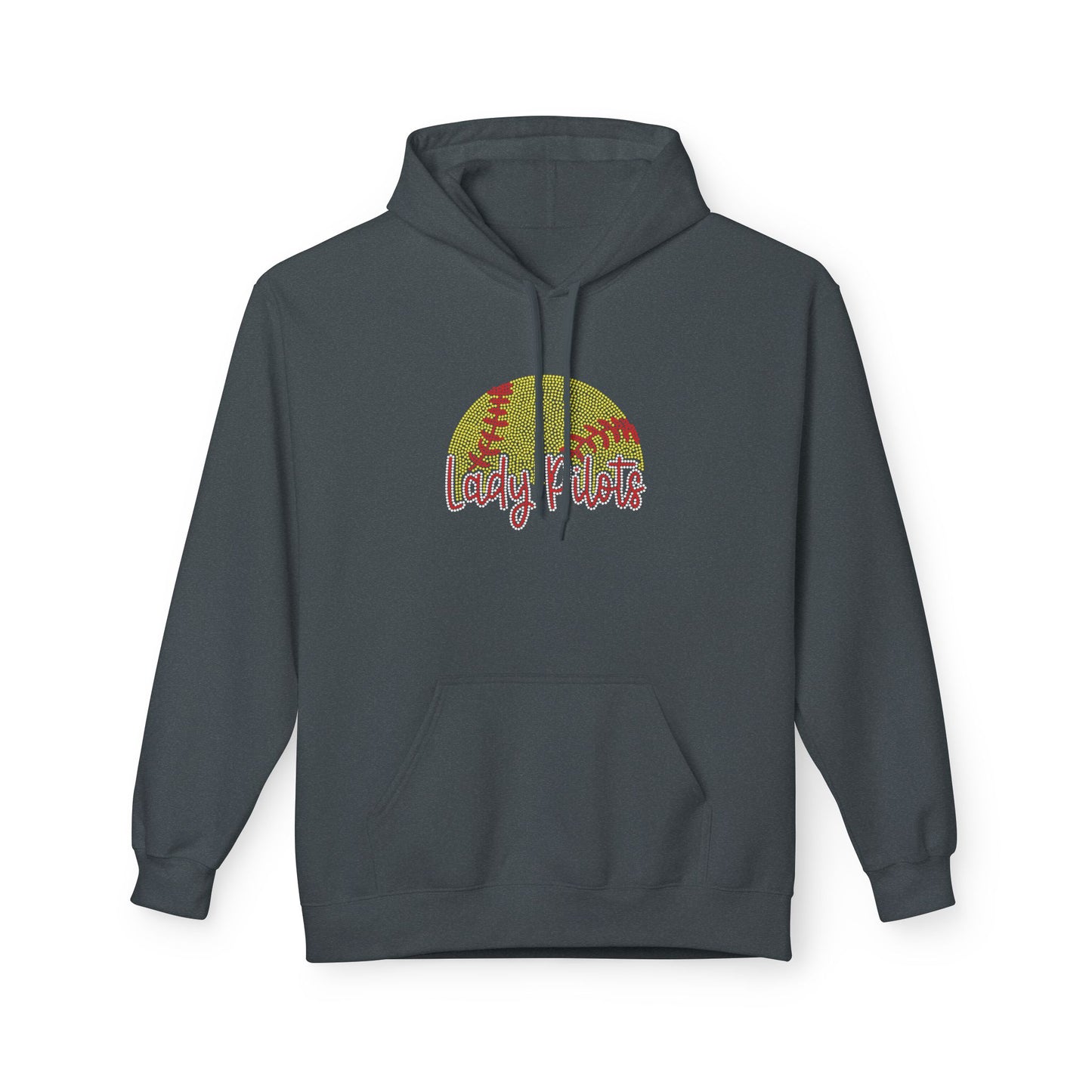 Lady Pilots Softball Hoodie - Rhinestones