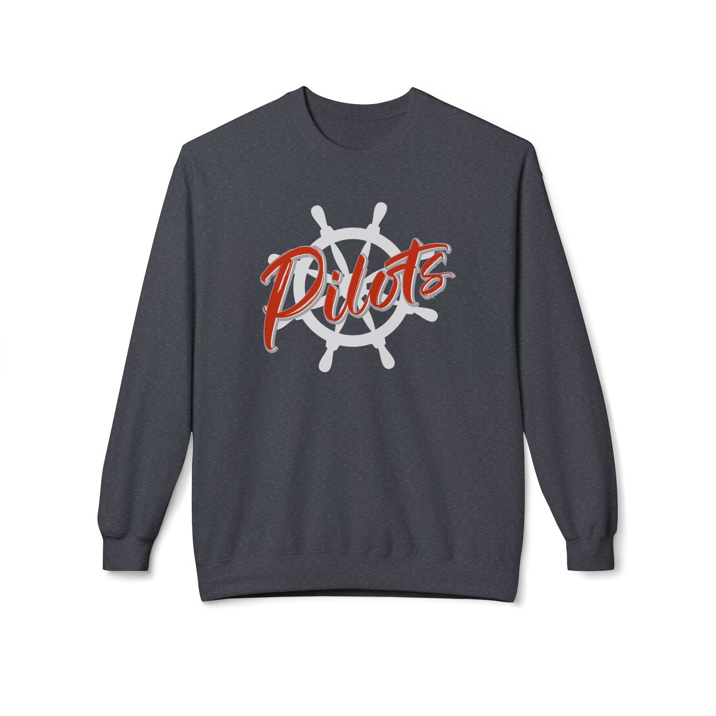 Pilots Nautical Wheel Crewneck Sweatshirt
