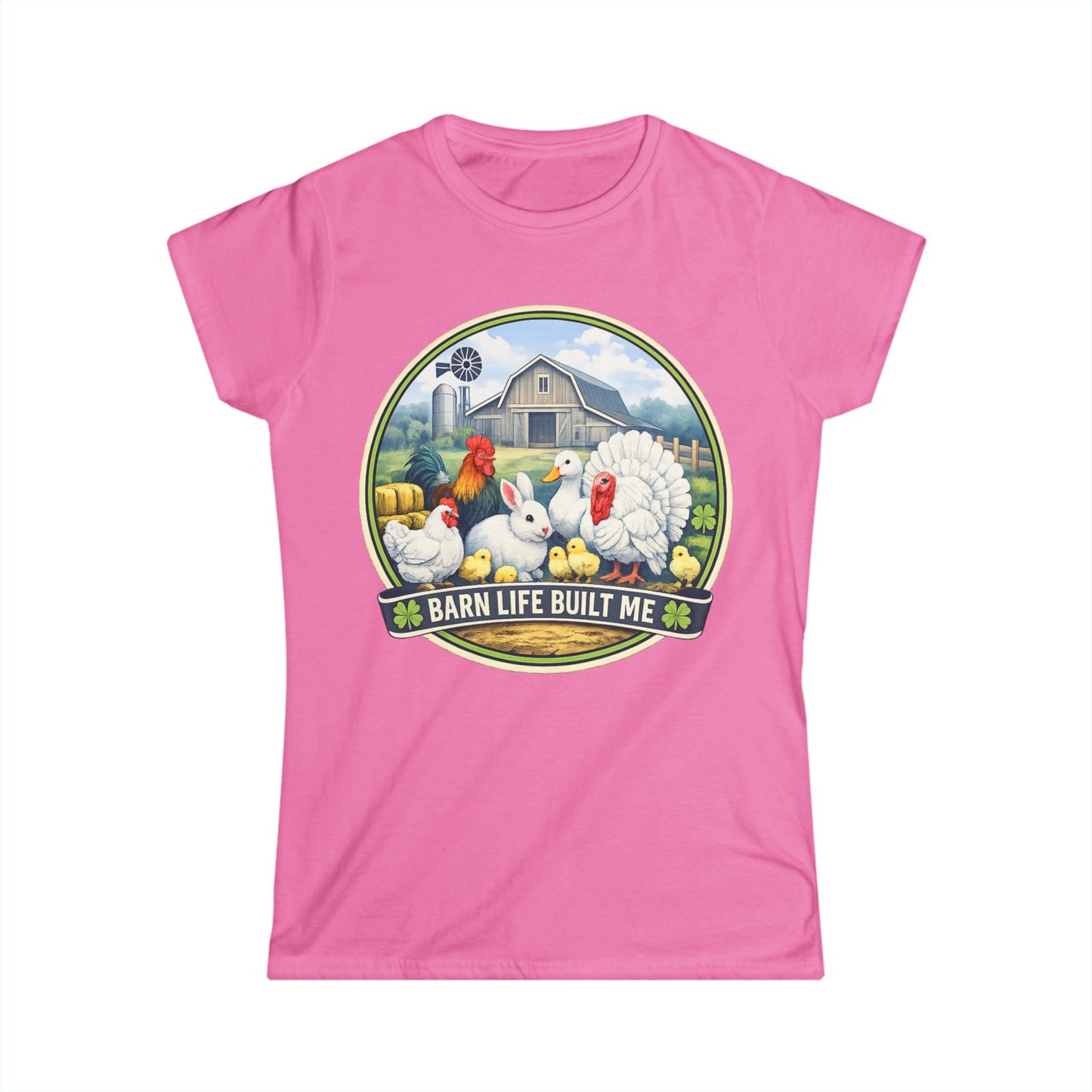 BARN LIFE BUILT ME- Small Animals - Women's T-Shirt