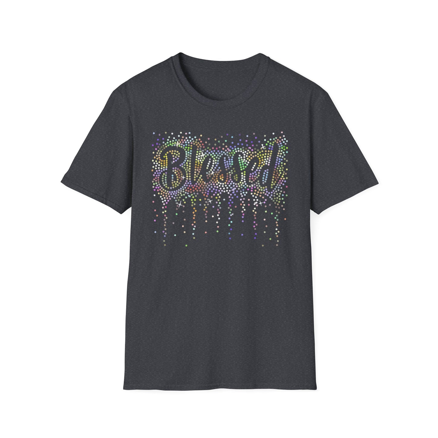 BLESSED - Holographic Rhinestones